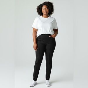 AVA & VIV Legging Pant XL Black EUC